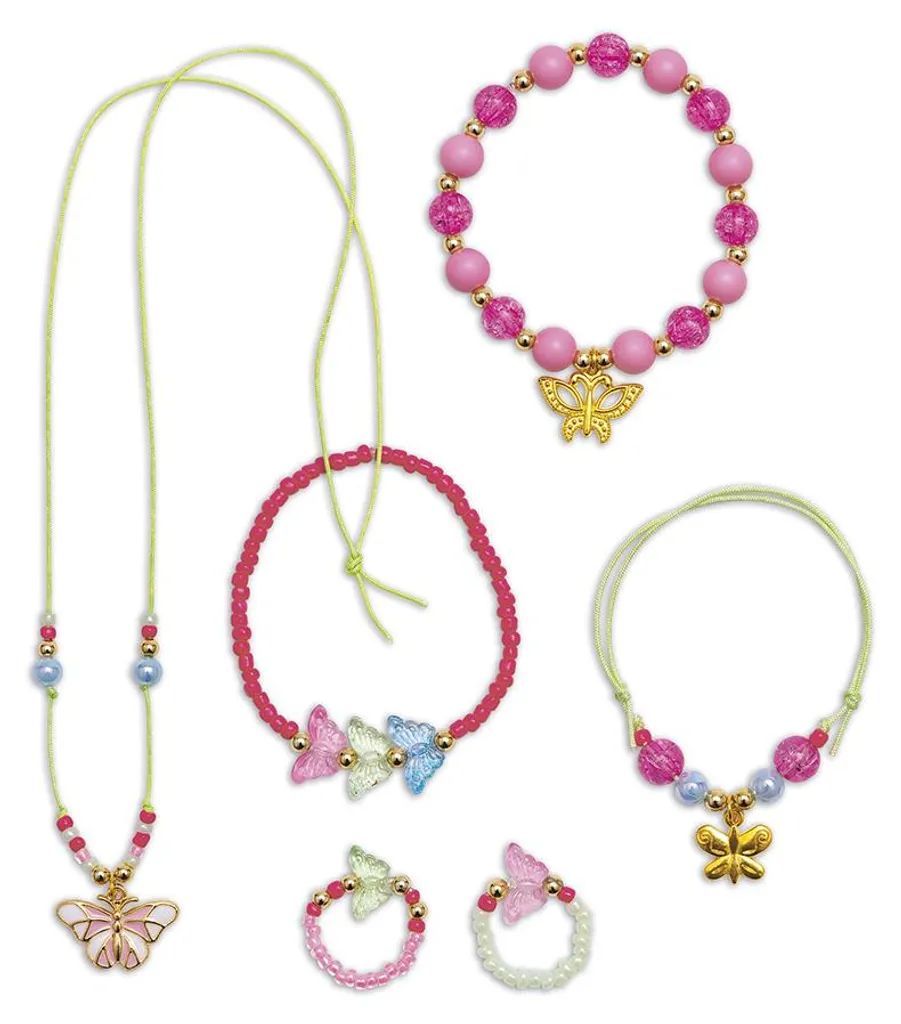 Kit Bijoux Papillons Janod - Coffret Multicolore Magic Fairies 6 ans