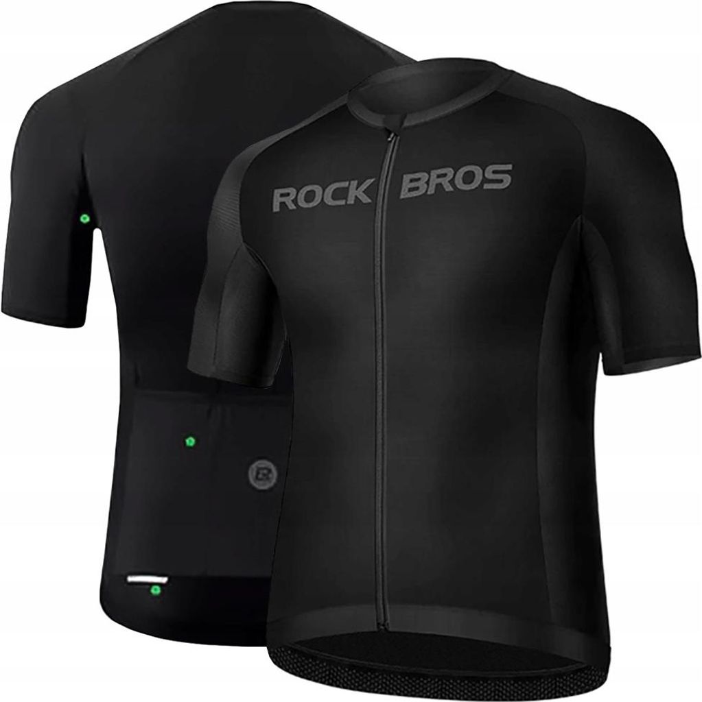 Rockbros Bike Shirt 15120002006 Kurzarm Xxxl - Schwarz