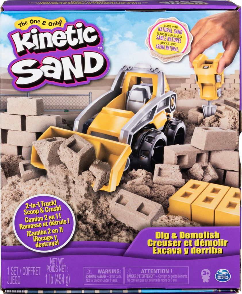 Spin Master|Kinetic Sand Kinetic Sand Dig and Demolish (454g)