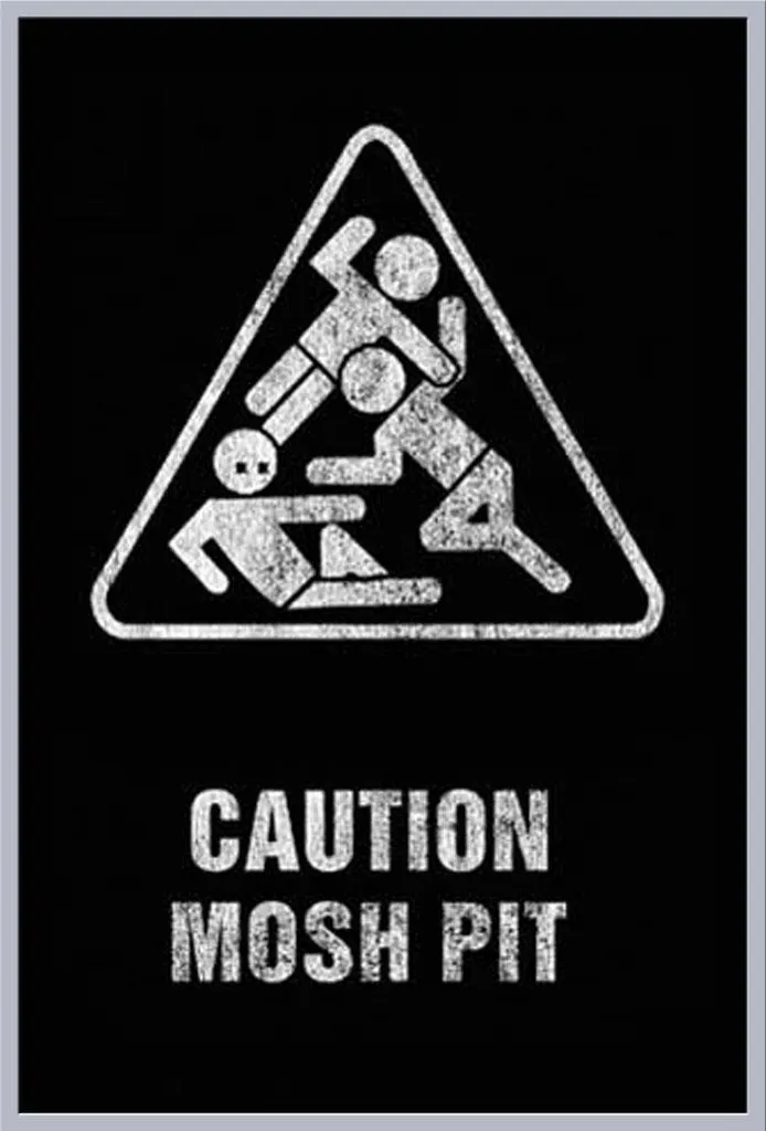 Cadre Argenté Shinsuke avec Vitre Acrylique pour Affiche Mosh Pit Durable