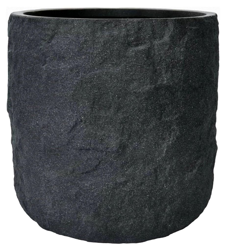 Pflanzgefäß The Rock Blumenkasten 53x50,5 cm Steinoptik Anthrazit