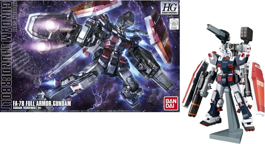 Gundam HG 1/144 FA-78 Full Armor avec Armure Lourde et Boucliers GTV