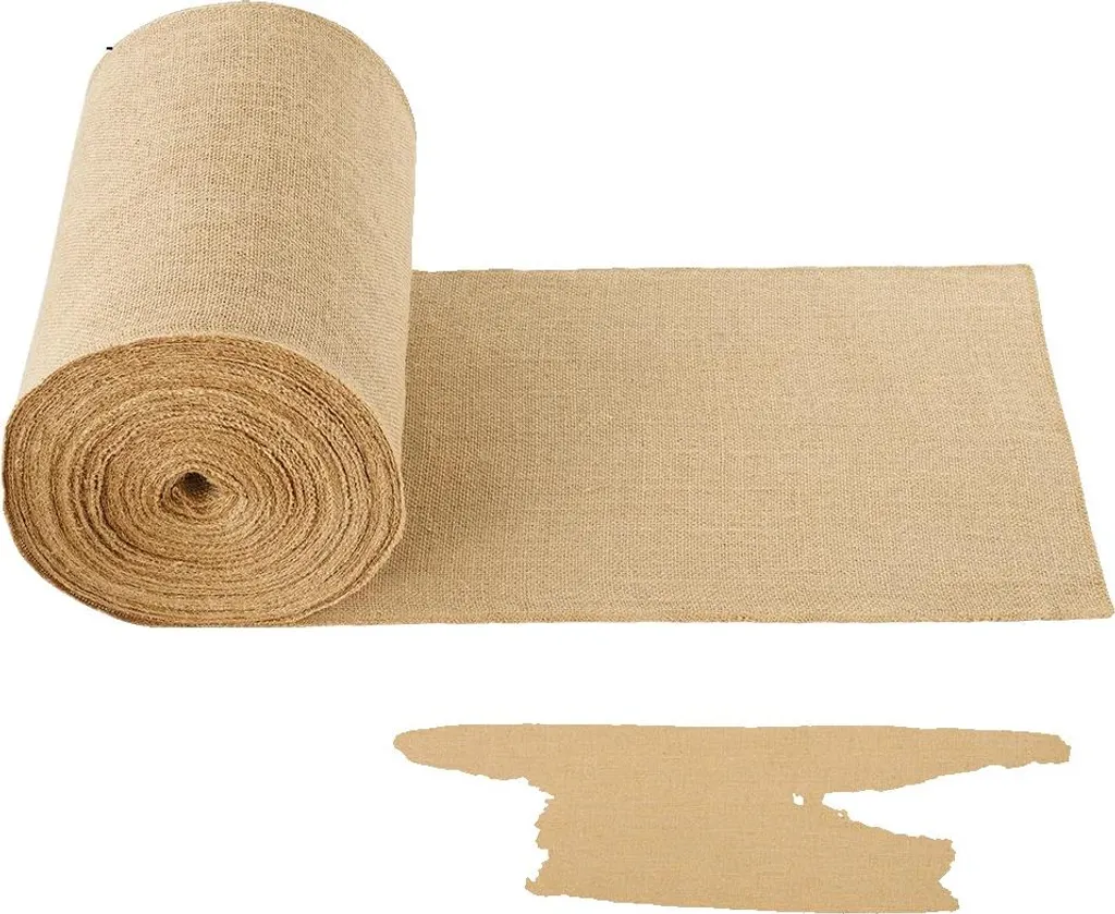 Rotolo Juta 14inx150ft XL: Tessuto Naturale per Pacciamatura e Design