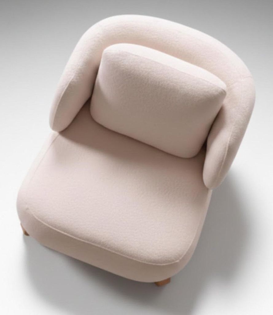 Wohnzimmer-Set 3-Sitzer-Sofa Sessel Beige Farbe Moderner Stil Neu