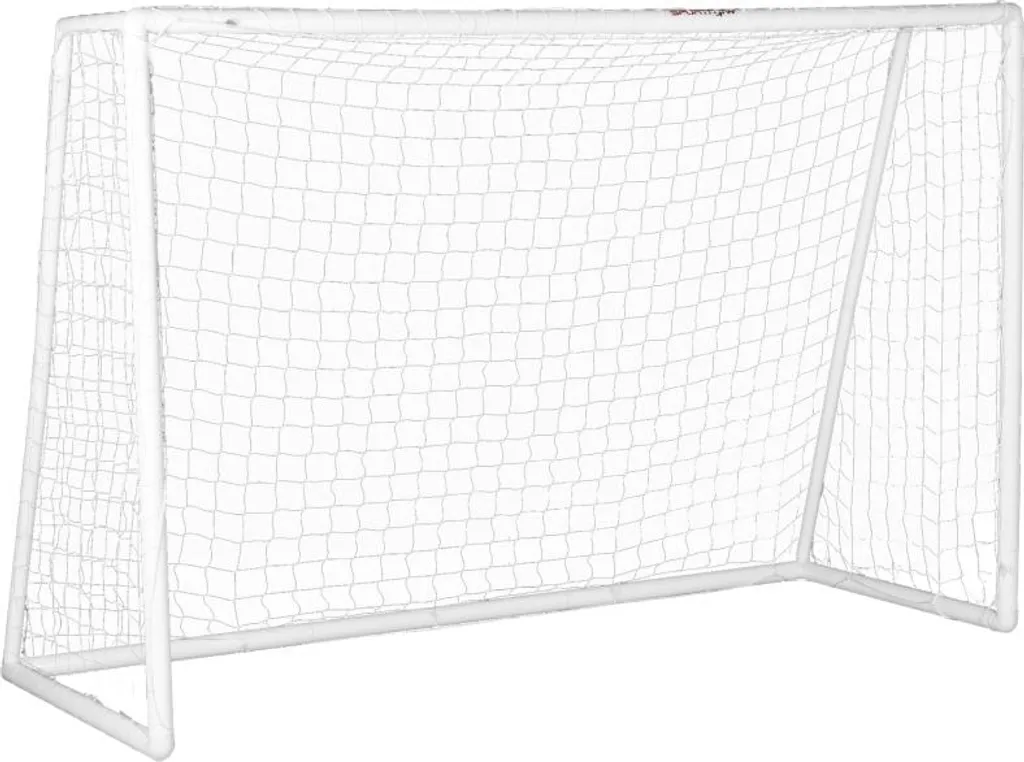 But de football Fortuna Lai blanc avec filet robuste de 300x200 cm