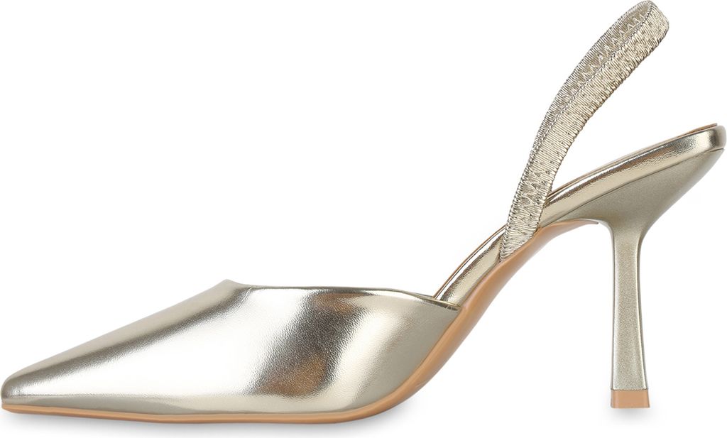VAN HILL Damen Slingpumps Pumps Spitze Stiletto Klassische Produktbild 2