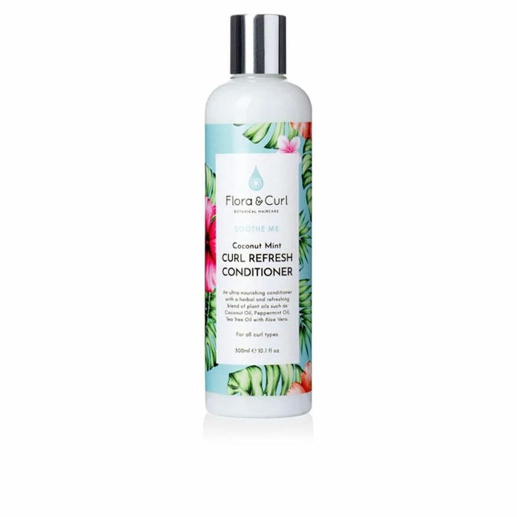 Flora and curl SOOTHE ME Kokosnuss-Minze Locken Erfrischungsspülung 300 ml