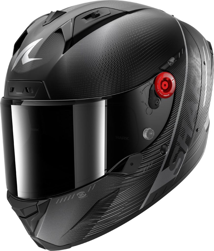 Shark Aeron Speed Tech Carbon Helm, schwarz matt/anthrazit, M (57/58)