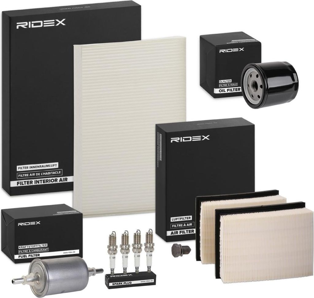 RIDEX Inspektionspaket Filterset für VW Lupo (6X1, 6E1)