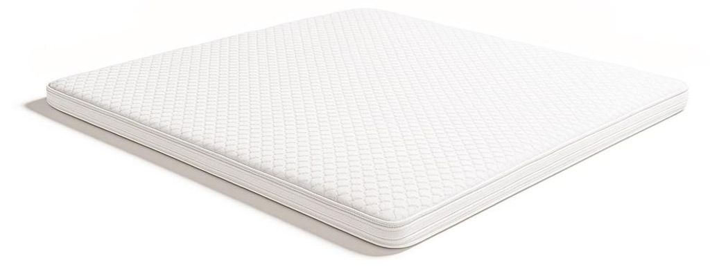 The White Stone Matratzentopper 80x190 aus Memory Foam mit Höhe 5 cm | Atmungsaktiv und Hypoallergen | Hergestellt in Italien