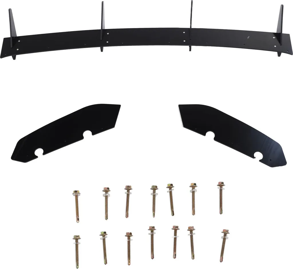 Diffuseur de Lèvre Arrière Noir Brillant Robuste pour SEAT LEON MK3 - 3