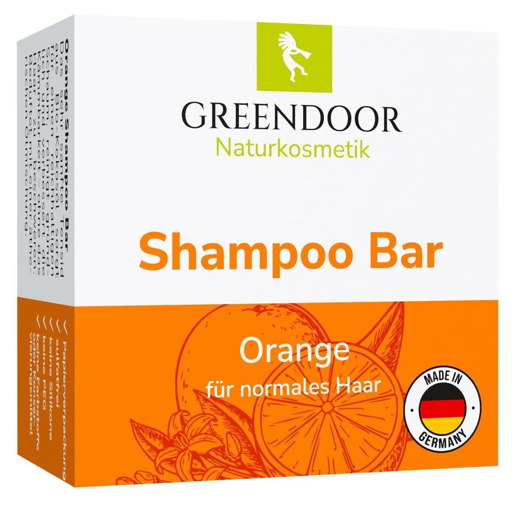 GREENDOOR Shampoo Bar Orange Produktbild 