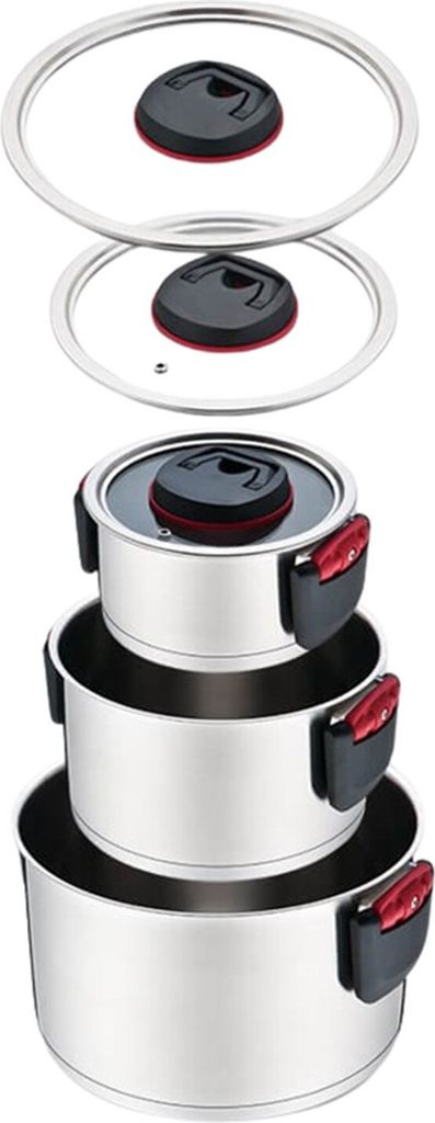 Maestro mr-3530-6 Set of Töpfe und Pfannen mit Klappgriffen Produktbild 3