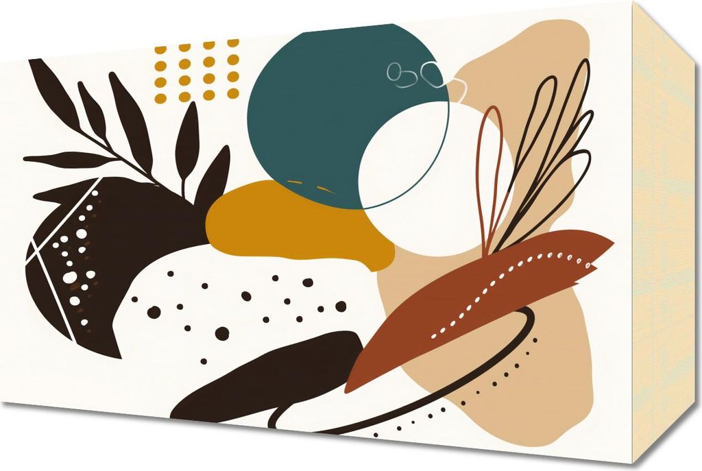 Bild 30x20cm Blumen-Kaleidoskop