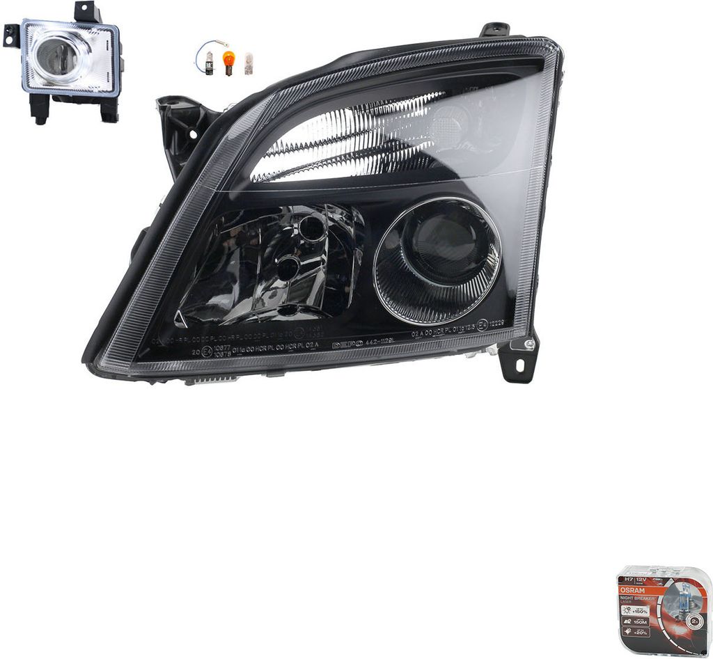 Scheinwerfer + Osram Night Breaker Laser passend für Opel Vectra C 04/02-08/05L 1216129 93172953 6710033 Johns
