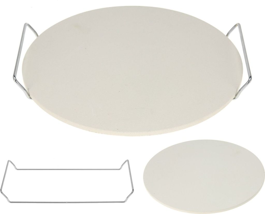 Kámen na pizzu s držadly ø33cm Obrázek produktu 