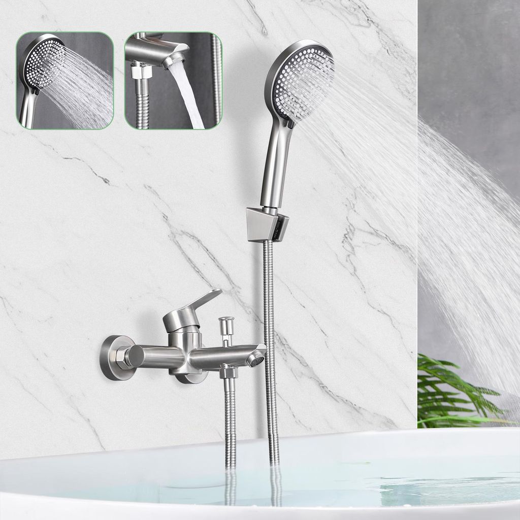 ZMH Badewannenarmatur mit Handbrause 3 Funktionen  Produktbild 