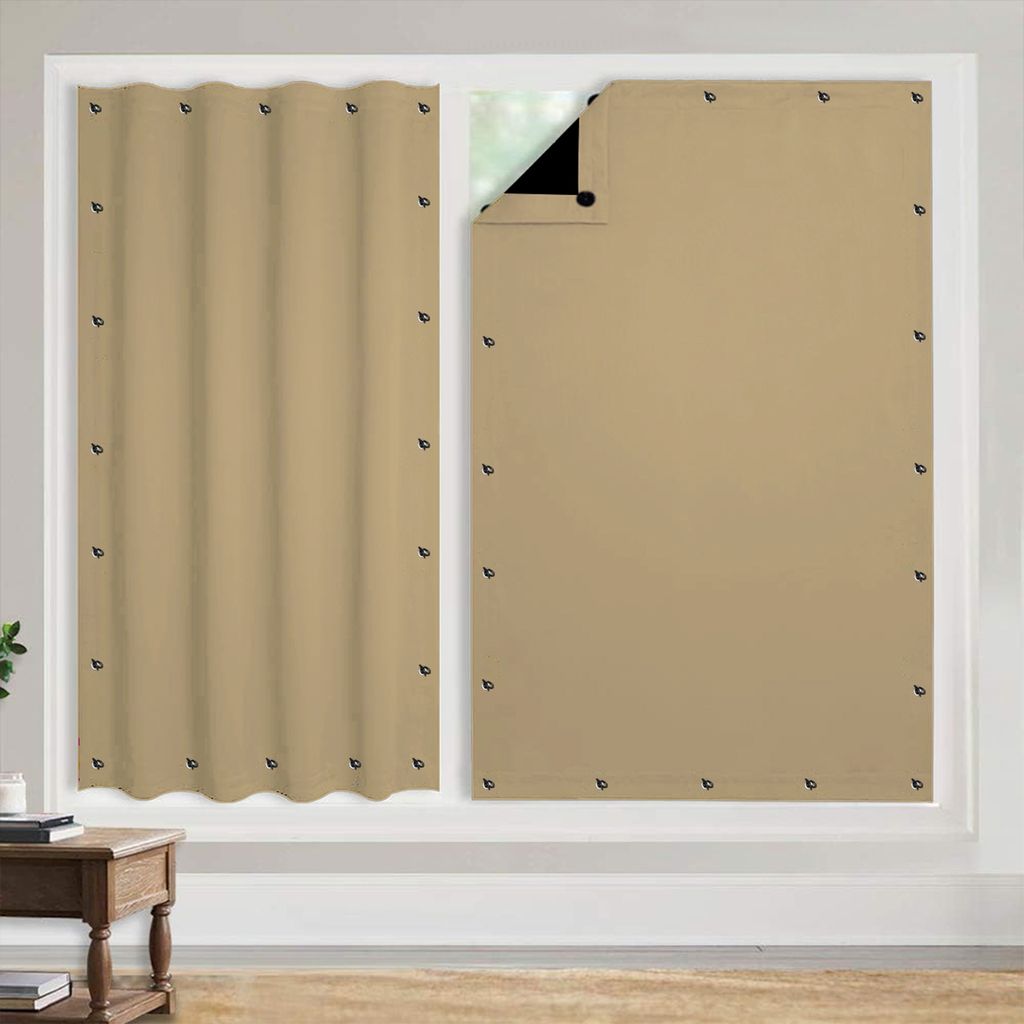 1x Sonnenschutz Fenster Innen Verdunklungsstoff Mit Saugnäpfen Verdunkelung Vorhang Ohne Bohren Verdunkelungsvorhang Blackout Curtain 130x200cm