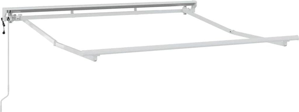 Markisenrahmen Weiß 2,5 x 2 m Pulverbeschichteter Stahl
