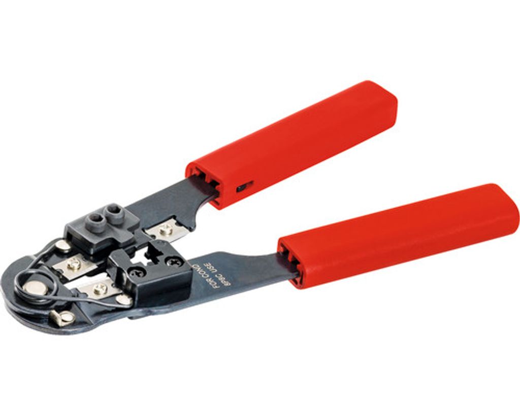 Crimpzange RJ45 für Cat5 und Cat.6 Metall
