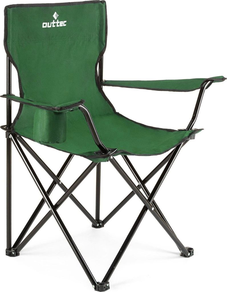 Outtec® Campingsessel - bis 125kg - Getränkehalter & Produktbild 