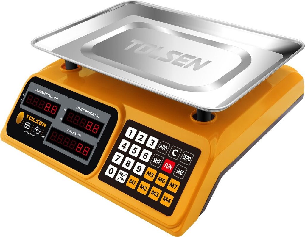 Tolsen Digitalwaage bis 40 kg - Maxami