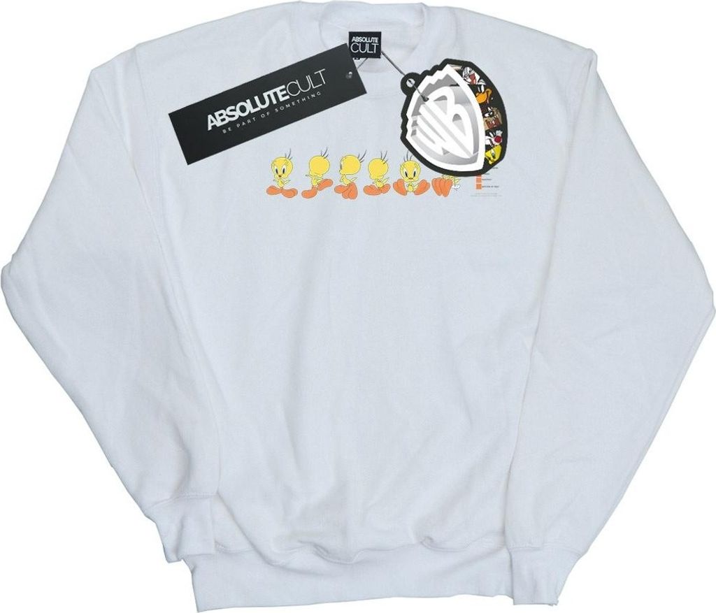 Looney Tunes - "Tweety Pie Colour Code" Sweatshirt für Damen BI23912 (S) (Weiß)