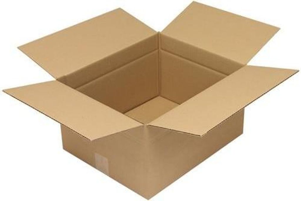 Faltkarton 1-wellig Maße 400x330x220mm Qualität 1.30 C braun TRANSPAK