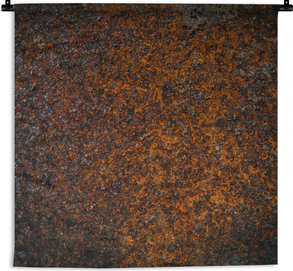 MuchoWow Wandteppich Wandbehang Rost - Bronze - Platte 150x150 cm Tapisserie Dekoration Wandtuch - Wohnaccessoires - Modernes