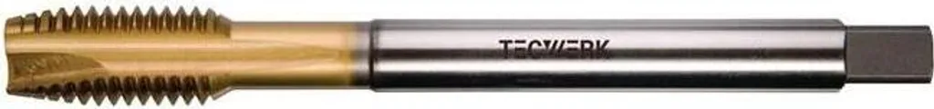 Rubinetto a macchina DIN 376B M12x1,75 mm HSS-Co TiN 6H