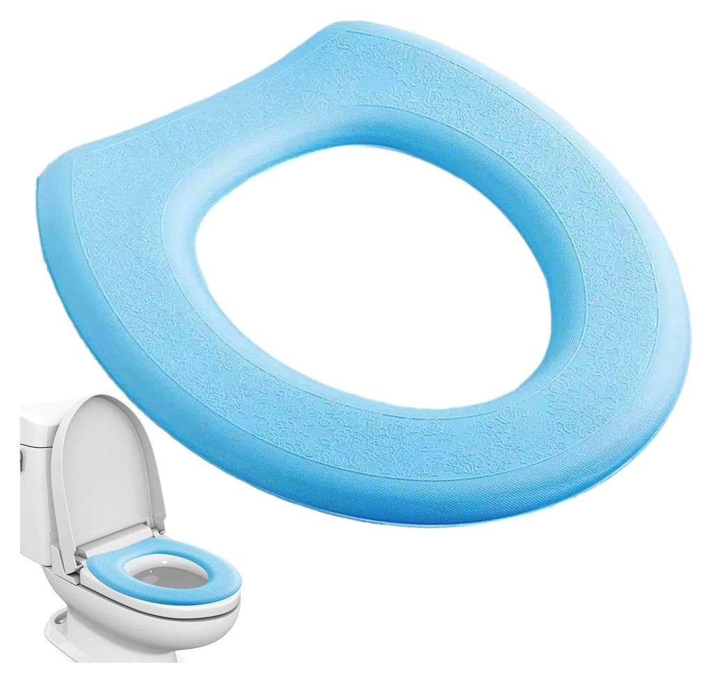 Toilettensitzbezug aus dickem, wasserdichtem EVA-Material, waschbar und schnell trocknend, wiederverwendbar für Badezimmer, Hotel, Hostel