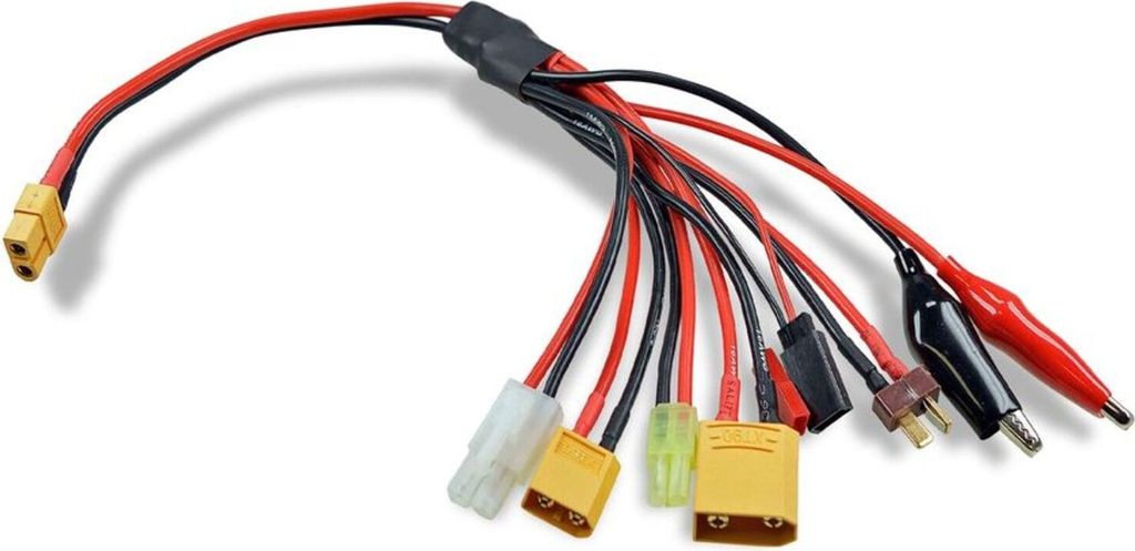 Carson Multi-Ladekabel 8 in 1 XT60 Stecker