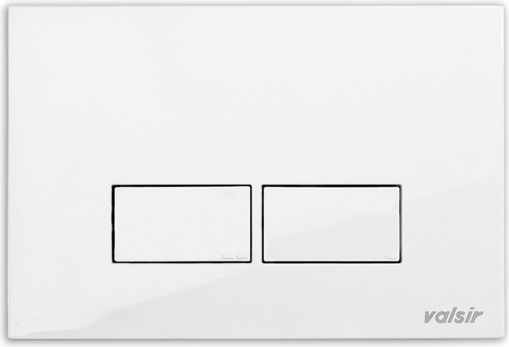 Valsir Betätigungsplatte "Gustav" Drückerplatte Pneumatic Weiß
