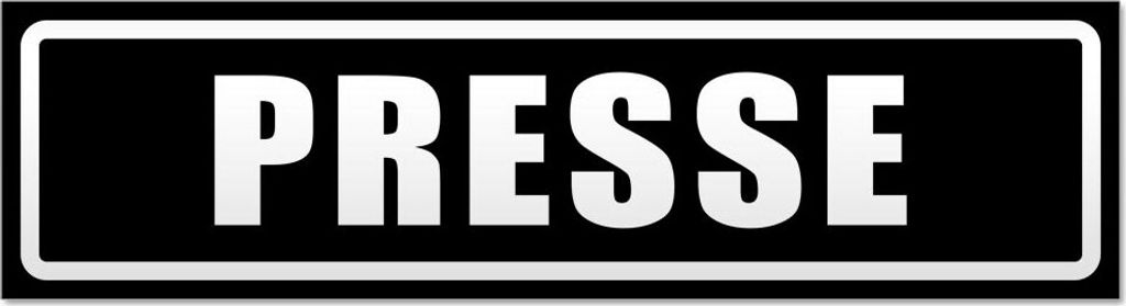 Presse invertiert Magnetschild Schild magnetisch