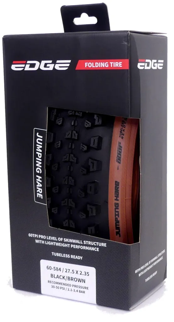 Pneu VTT pour sentiers boueux Jumping Hase 27.5x2.35 60-584 grip maximum