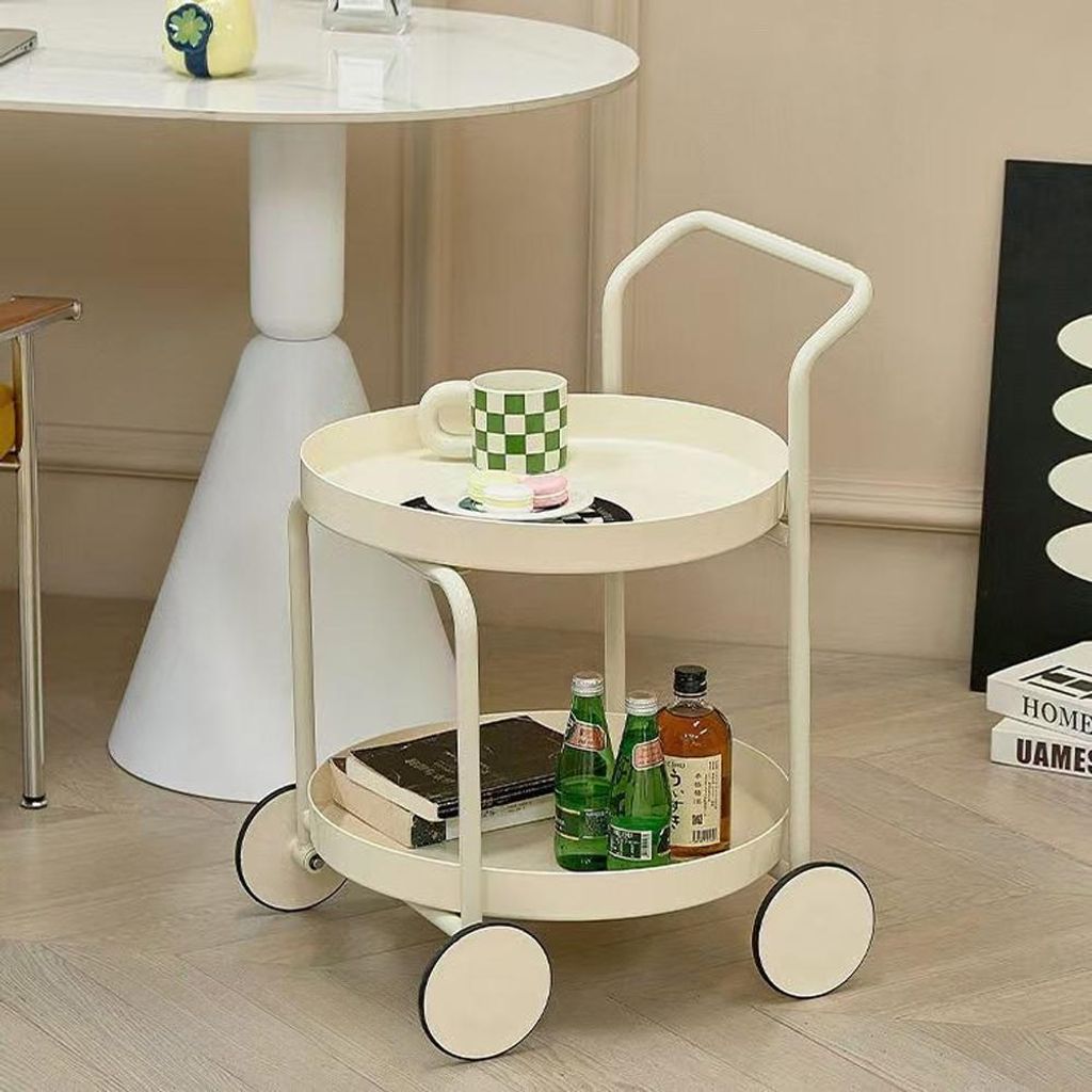 Ablageregal Rollregal 2 Ebenen, Servierwagen, Standregal & Produktbild 