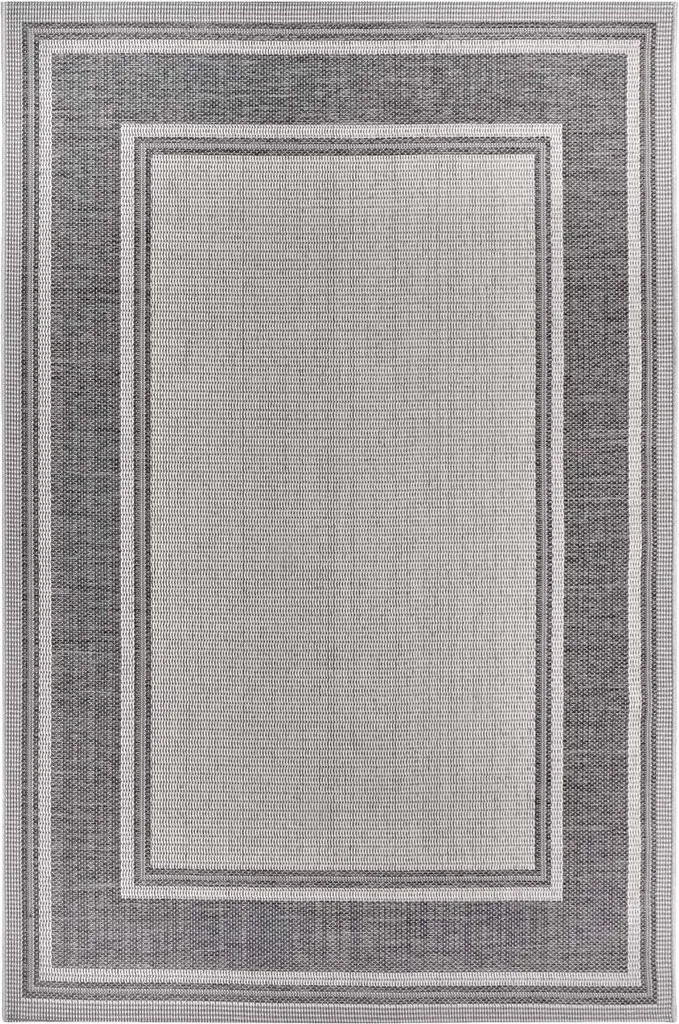 Tapis d'extérieur Kilim géométrique - Finition résistante moulée 160x230