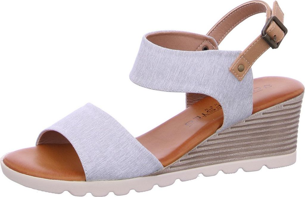 Laufsteg München Riemchensandalette Grau in Gr. 38
