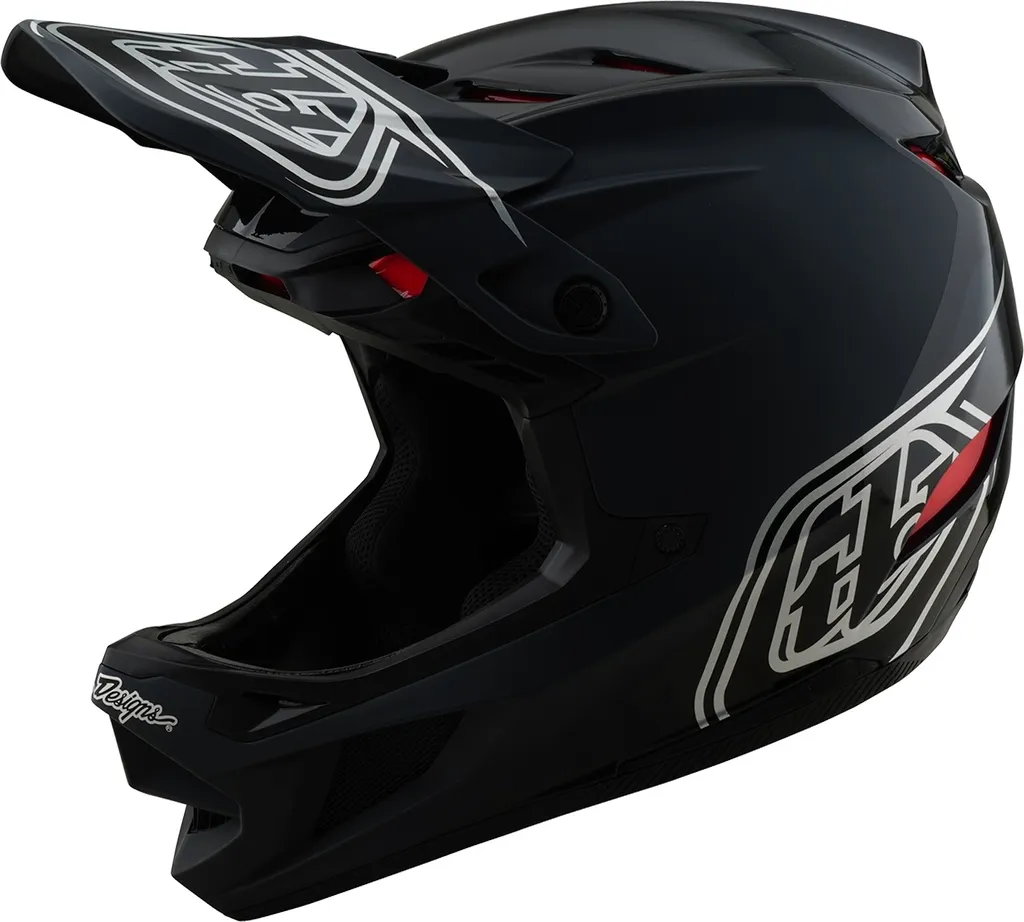 Casque VTT Intégral Mips Troy Lee Designs D4 Noir S pour protection maximale