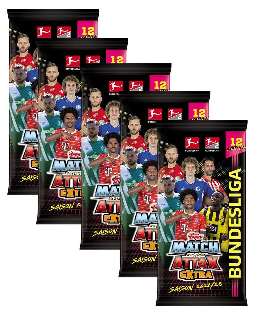Topps Match Attax EXTRA 2022/23 - 5 Booster
