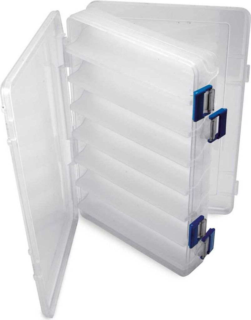 Lineaeffe Double Cover Jig And Köderbox Durchsichtig Durchsichtig One Size