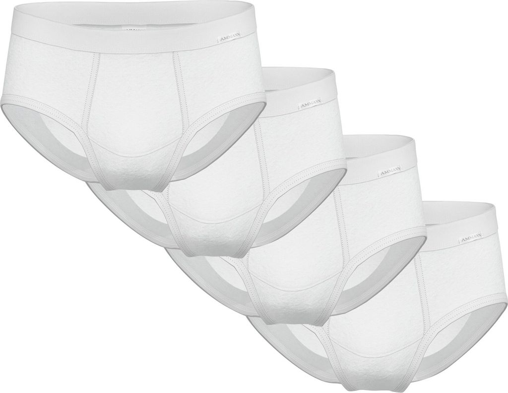 AMMANN Herren Slip, 4er Pack - Feinripp, Eingriff, Produktbild 