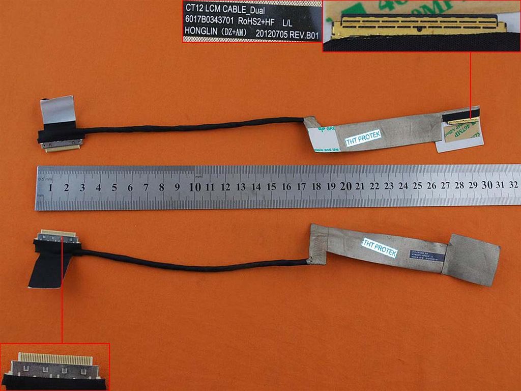 Displaykabel Bildschirm Screen kompatibel für HP EliteBook 8470p (B5W69AW), 8470p (C5A84EA)