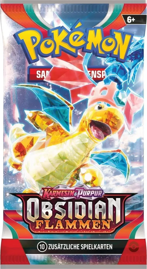 Set de 36 Boosters Pokémon Obsidian Flames SV03 - Édition Allemande