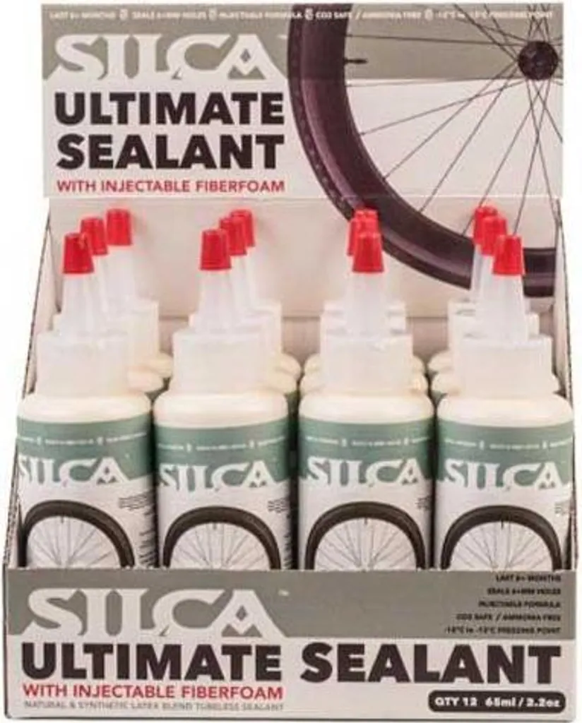Silca Tubeless Produit d'étanchéité 65ml - Pack de 12 Unités Performance
