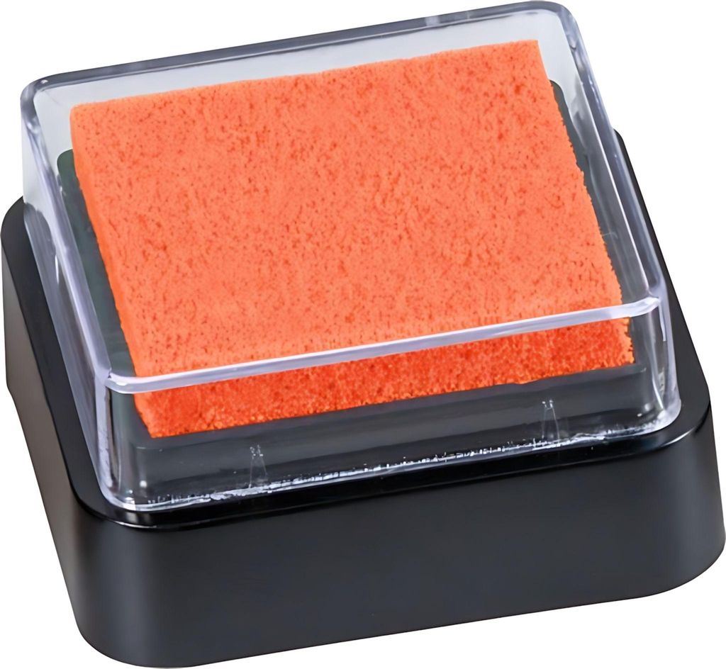 HEYDA 204888451 Stempelkissen Mini 3 x 3 cm orange Produktbild 