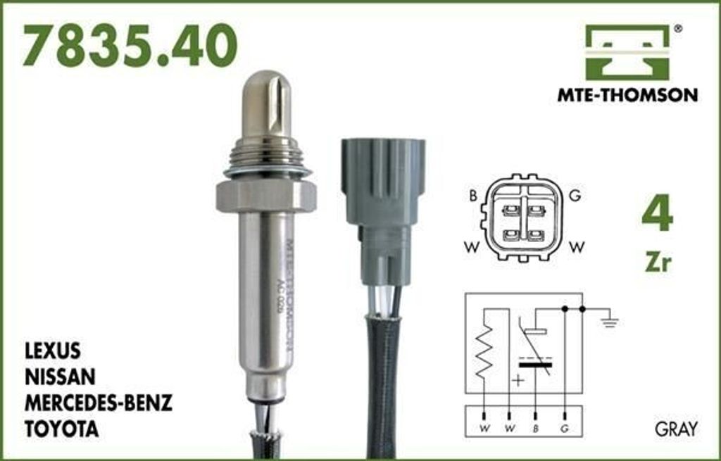 VEGAZ Lambdasonde für TOYOTA AURIS (NRE15, ZZE15, ADE15, ZRE15, NDE15) Fingersonde Beheizt ULS-196