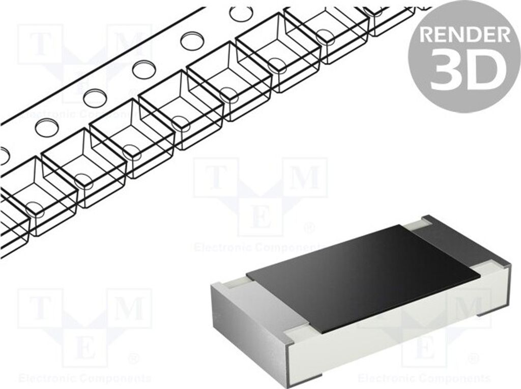 10x Widerstand: thin film 0,25W 560Ω SMD 1206 0,1% AR06BTCV5600 Präzisionswiderstän