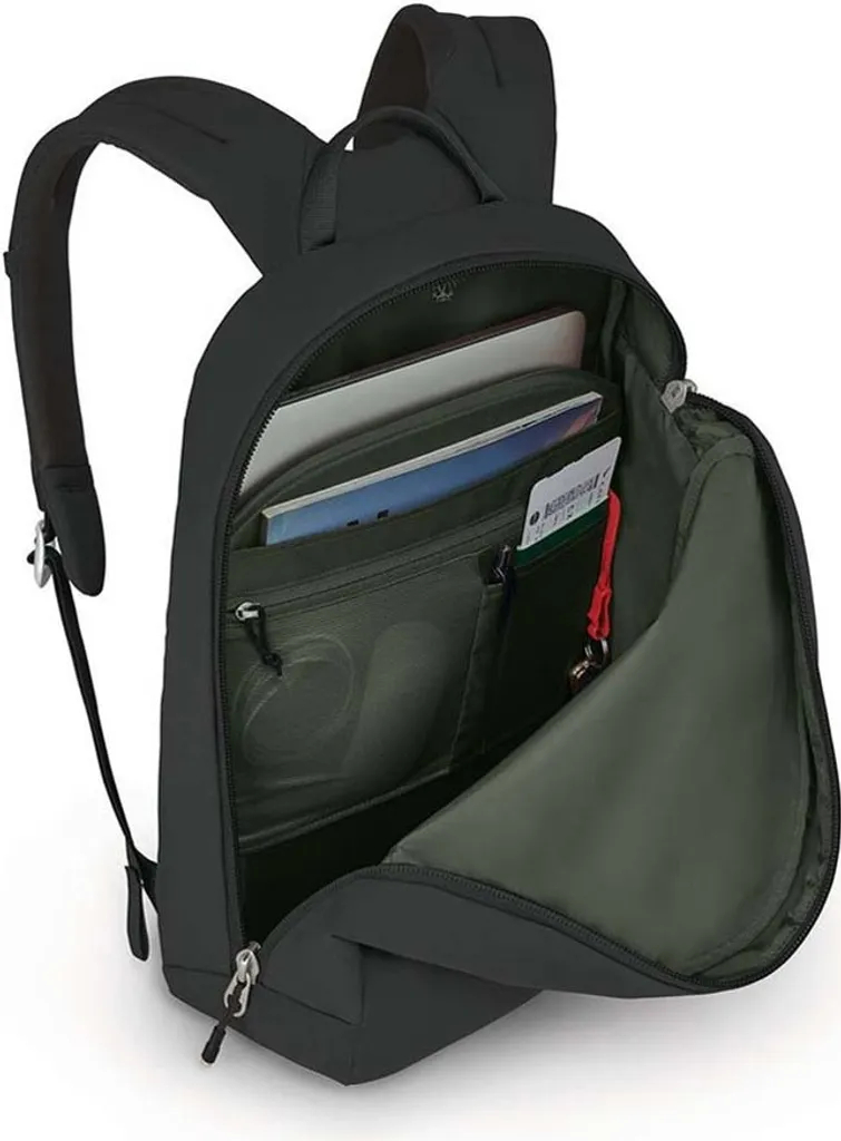 Sac à dos confortable noir anti-mal de dos pour ordinateur - 5