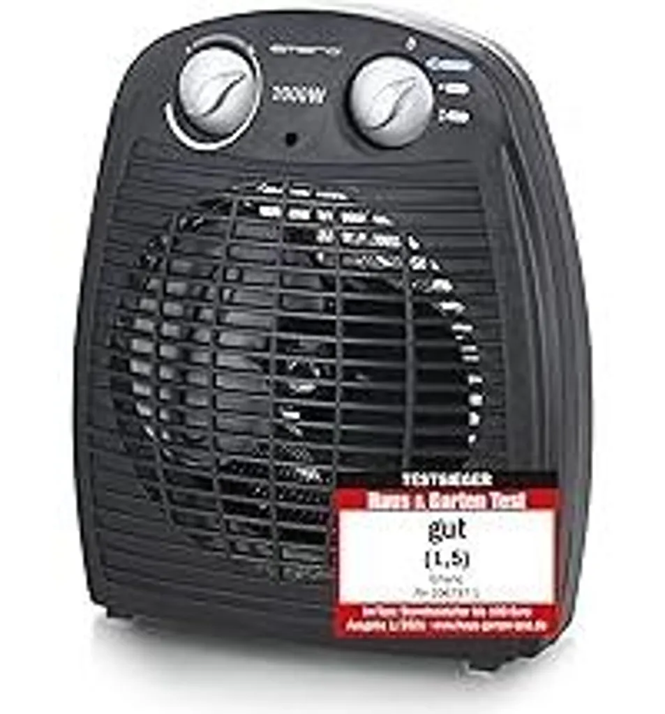 Emerio FH-106737.2 Termoventilatore 2000W - Calore Portatile Antracite